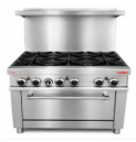 6 Buner Range With Oven