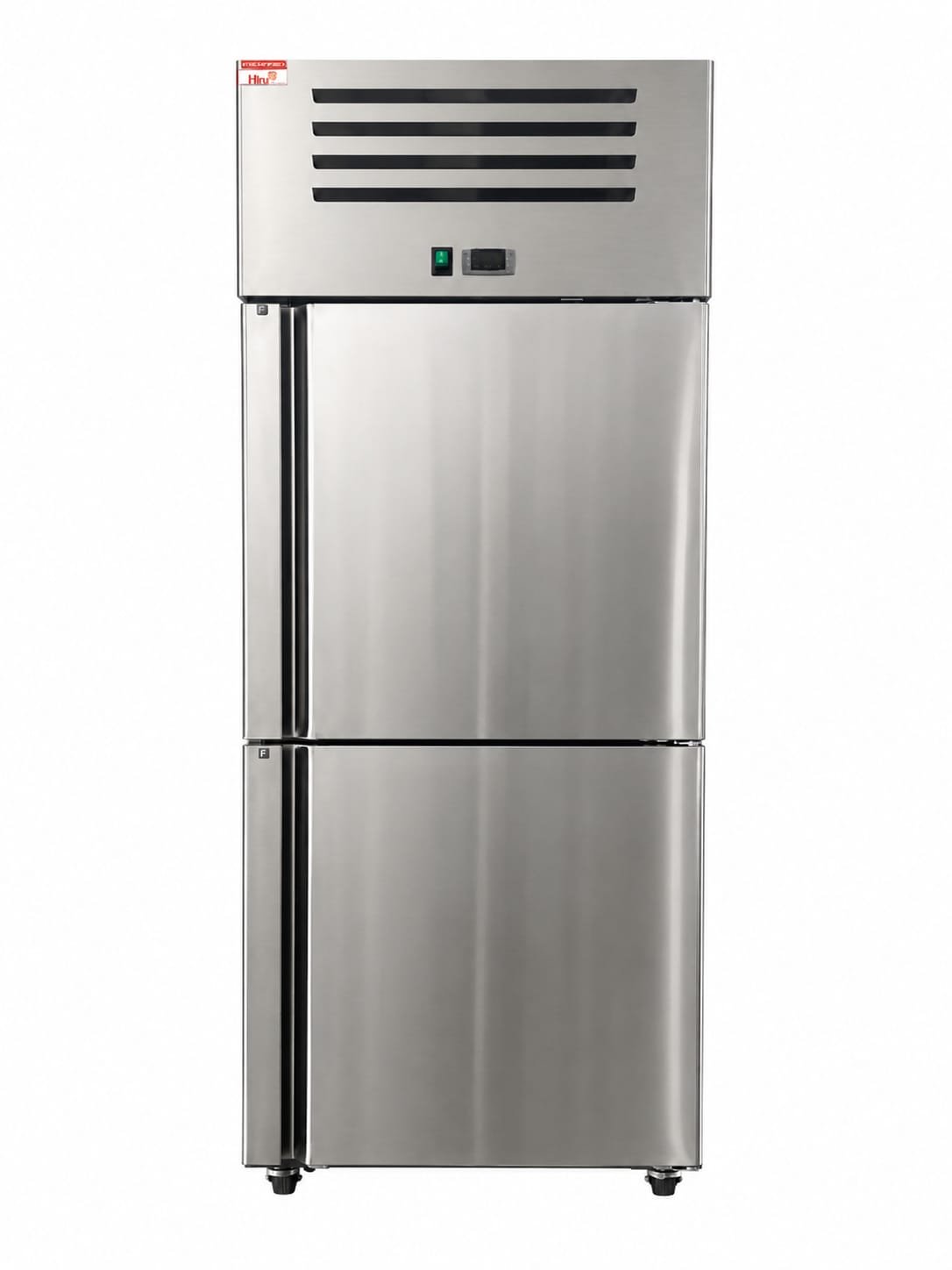 Air cooling two door upright freezer