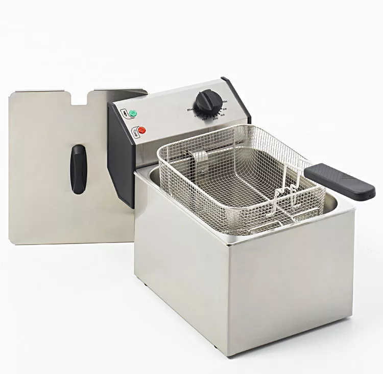 Electric single tank deep fryer 8L