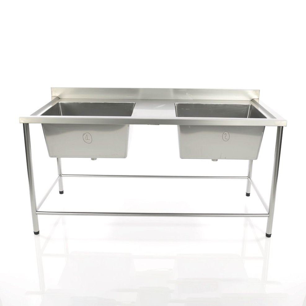 Double Bowl Sink ( Bowl 18"x 18"x 12" ) 