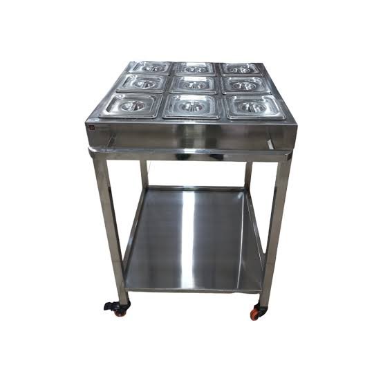 Spice Trolly with 06 GN Pans 