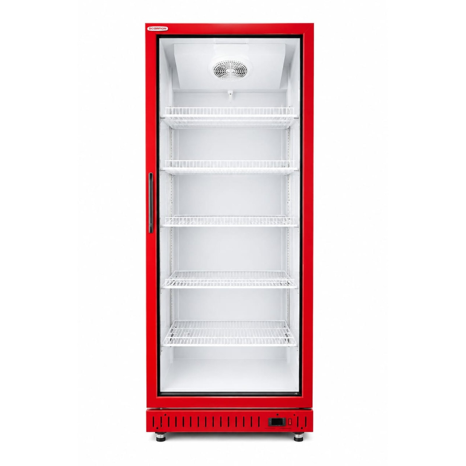 Air cooling single door upright bottle cooler