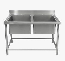 Double bowl sink 7 feet 