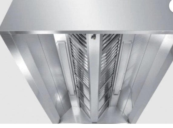 CANOPY -2 (HK-49) : W: 2790mm D: 1490mm | Low Velocity Extraction Hood - Wall Mount Type (Single Section) With Makeup Fresh Air Section