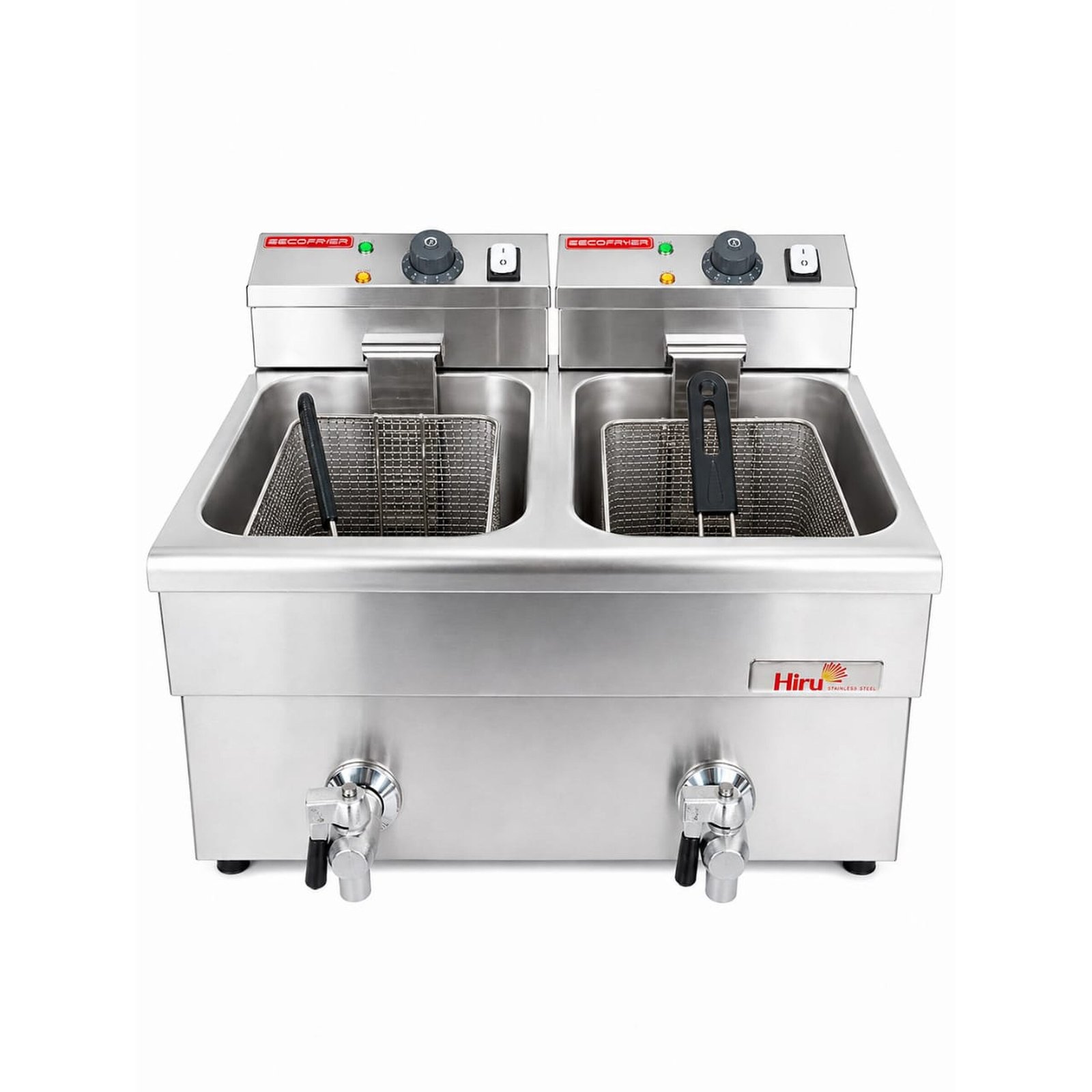 Electric Double tank deep fryer (12L+12L)