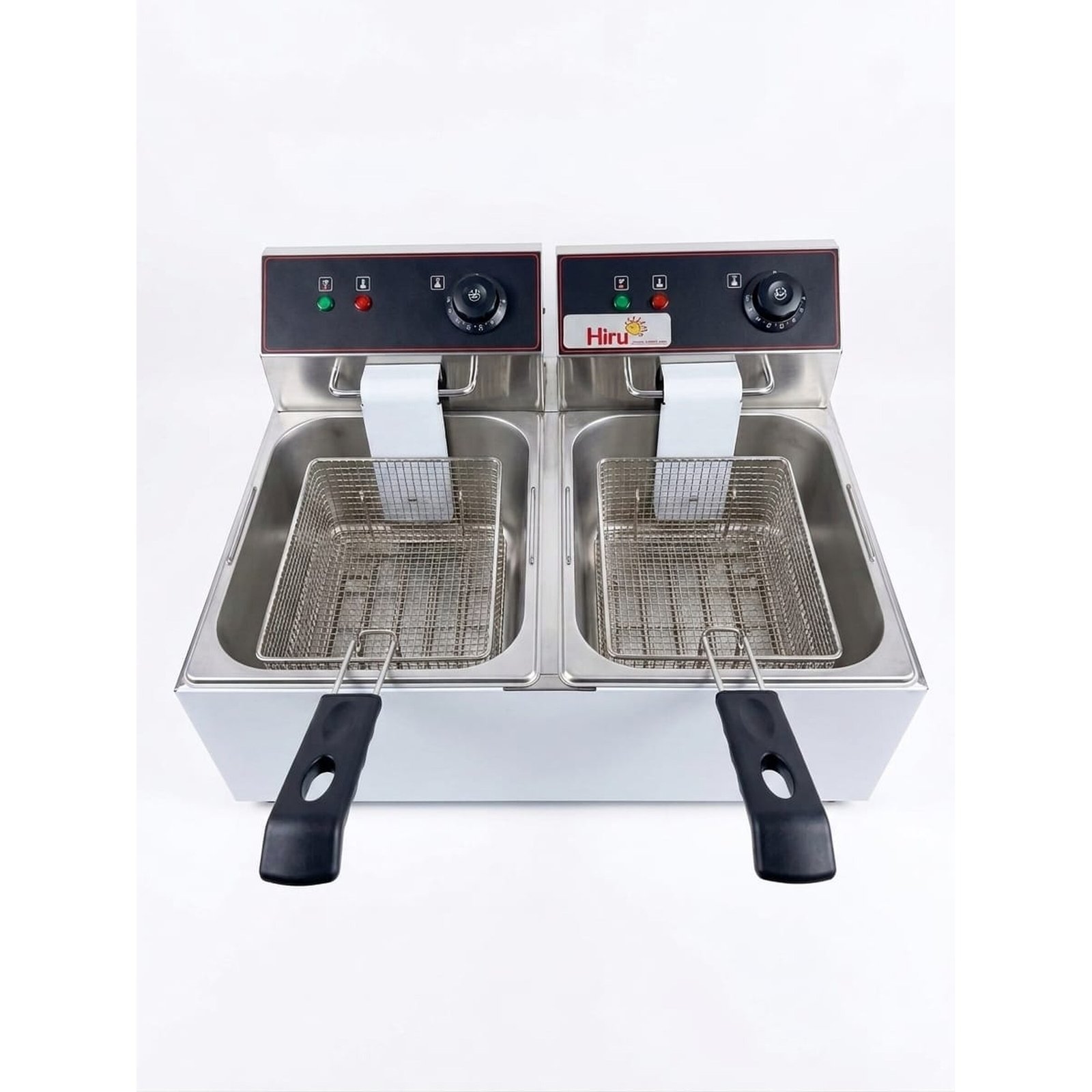 Electric double tank deep fryer (6L+6L)