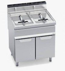 Deep fryer with cupboard ( 8L+8L)