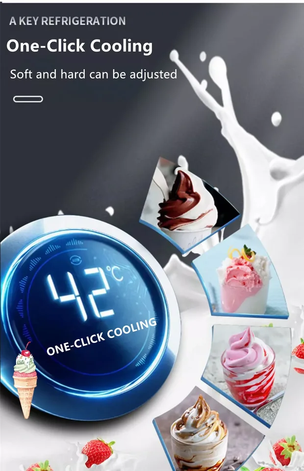 HIM-03 soft serve ice cream machine feature detail 5