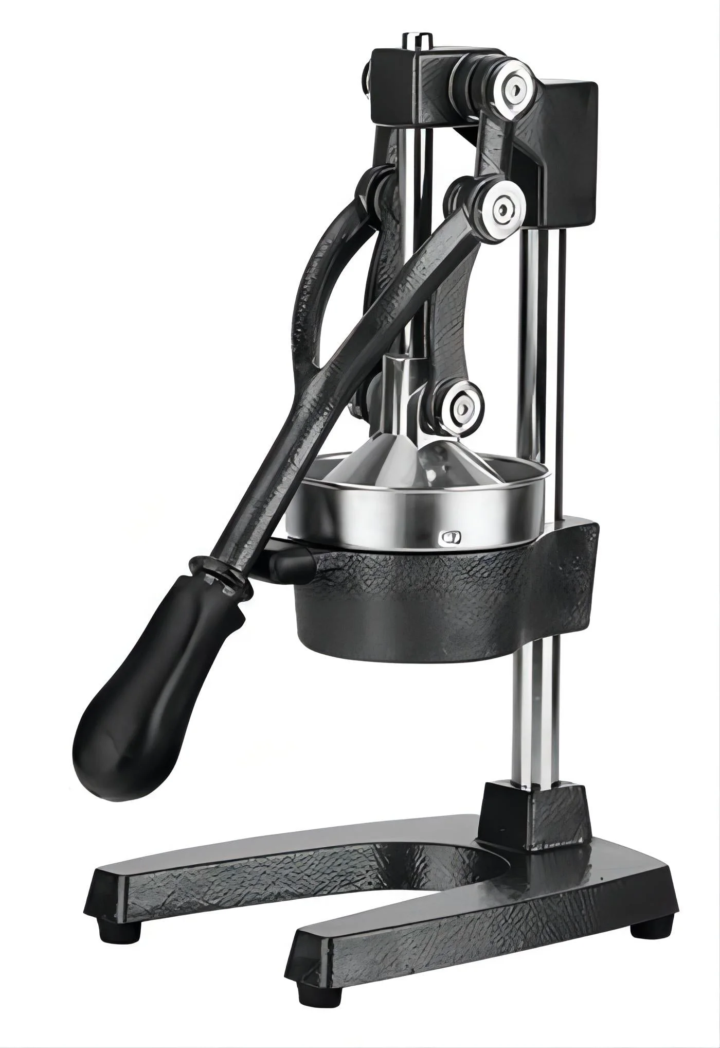 Commercial manual lever-operated citrus juicer