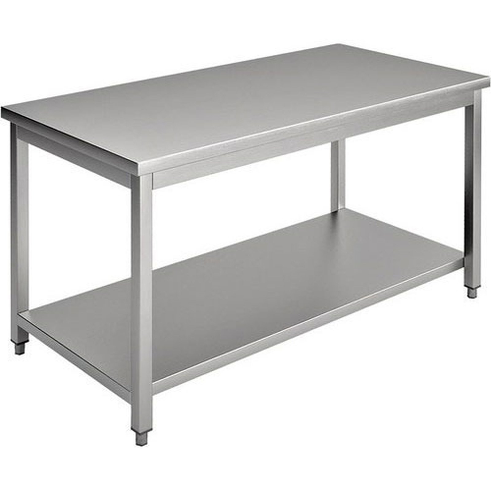 Stainless steel  table with one under shelf 